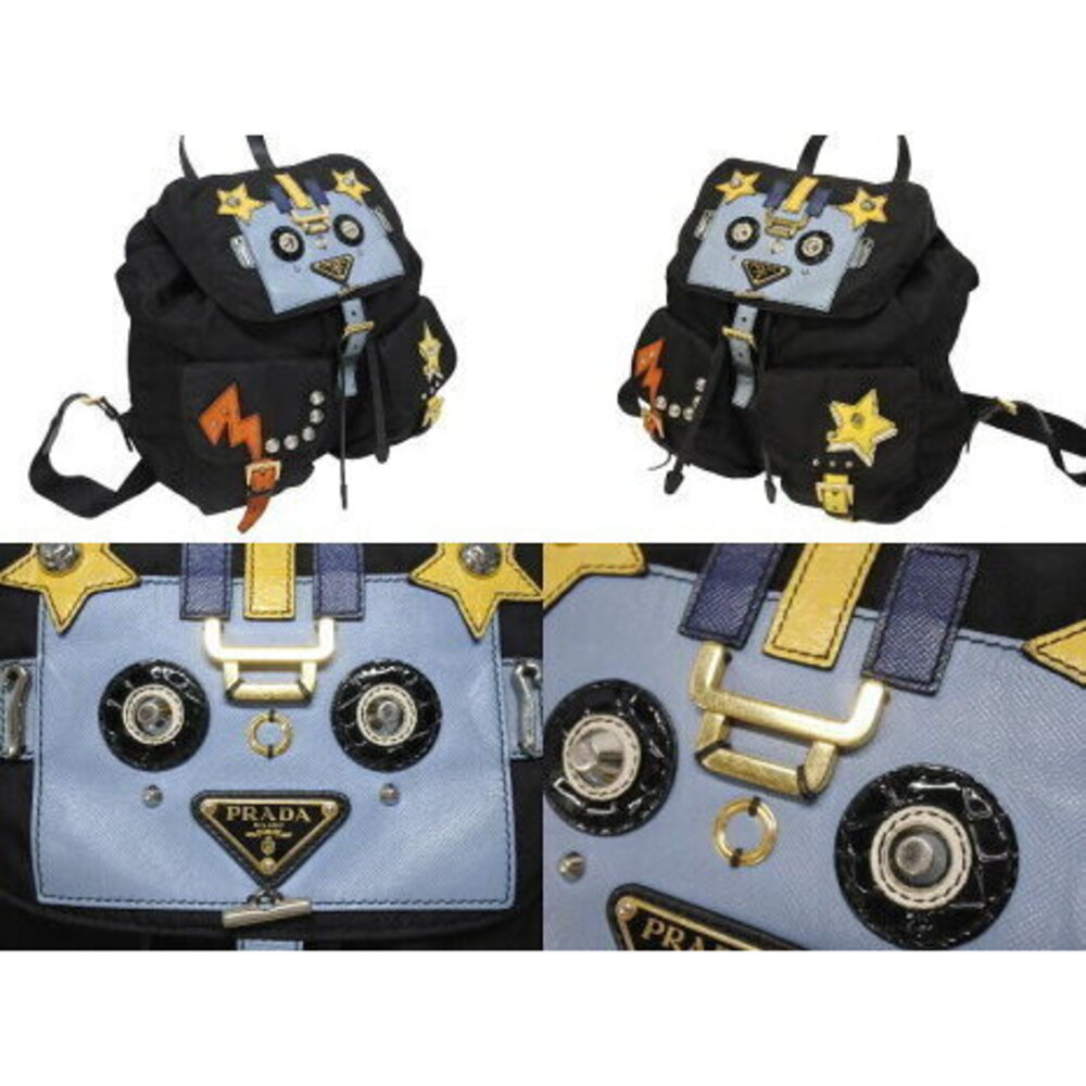 Prada Tessuto Backpack Robot Patch Triangle Logo … - image 4